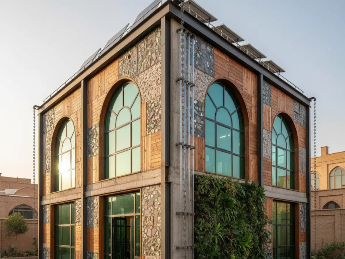 استفاده از مواد بازیافتی در ساختمانسازی استفاده از مواد بازیافتی در ساختمانسازی